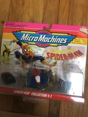 Unopened 1993 Micro Machines Spider-Man Collection #1 The Amazing Spider-Man - Image 1 of 4