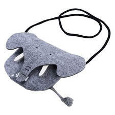 Boy Girl Small Messenger Bag Cartoon Elephant Shoulder Purse Tote Travel Bag Lin