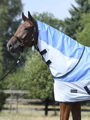 Busse Halsteil Rainfly in grau und skyblue, Größen S bis L - Bild 1 von 3