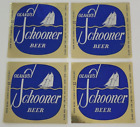 Oland's Schooner Beer Label 22 Oz Oland And Son Halifax Saint John Canada X4