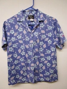 HAWAIIAN Print Men's Aloha Shirt /  KALANI DESIGNS ~ Small - Picture 1 of 4