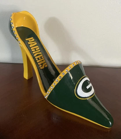 GREEN BAY PACKERS Wine Bottle Holder Rack NFL Football Decorative Team Shoe Cover