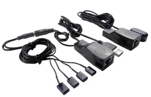 Kit extensor remoto IR premium sobre Cat5e Cat6 Cat7 con 4 blasters IR máximo 960 pies - Imagen 1 de 6