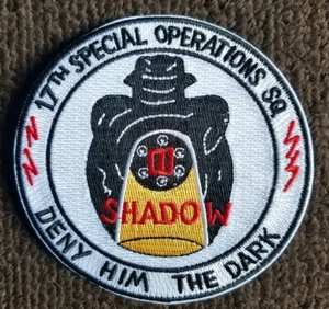 USAF 17th SPECIAL OPERATIONS SQUADRON CIA MILITARY SHADOW CO. PATCH - Picture 1 of 6