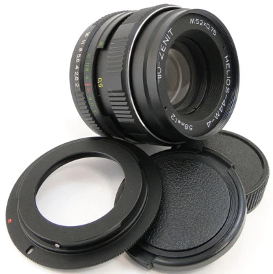 ⭐NEW⭐ HELIOS 44m-4 58mm f/2 Lens Canon EOS EF Mount 6D 7D 5D MARK II III IV 44-2 - Image 1 of 4