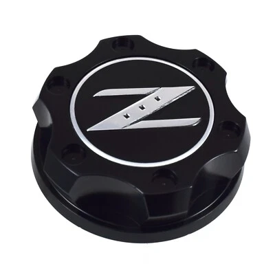 V2 Black Z Billet Oil Filler Cap For Nissan Infiniti Nismo JDM GTR 350z 370z - Image 1 of 2