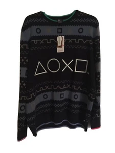MENS GEORGE PLAYSTATION OFFICIAL LICENSED CHRISTMAS XMAS 2XL JUMPER SWEATER XXL - Picture 1 of 9
