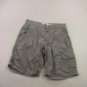 Mountain Khakis Shorts Mens 34X11 Pockets Cargo Regular Fit Outdoors Gray - Picture 1 of 11