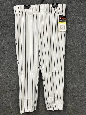 Nuevos pantalones de béisbol Wilson juveniles talla grande blancos con rayas negras A4208 Foto 1 de 4