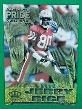 1995 Crown Royale Pride of NFL #27 Jerry Rice INSERT DE COUR San Francisco 49ers