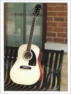 Epiphone AJ 220 ST Advanced Jumbo Acoustic Guitar 8 x 11 pin-up photo print - Imagen 1 de 3