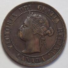 Canada 1895 Large Cent, Choice VF-EF, Old Date Queen Victoria (70e)