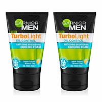 garnier turbo light face wash