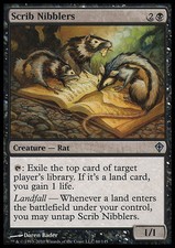 MTG 2x scrib Nibblers-rosicchiatori of texts-WWK-Magic