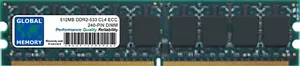 512MB DDR2 533MHz PC2-4200 240-PIN ECC UDIMM MEMORY RAM FOR SERVERS/WORKSTATIONS - Picture 1 of 1