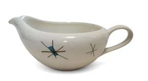 Vtg Salem North Star Gravy Boat Mid-Century Modern 1950s Atomic Starburst China - Picture 1 of 11