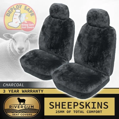 Rivergum Universal Sheepskin Seat Covers HYUNDAI SONATA EF CLASSIQUE 98-00 CHA - image 1 of 4