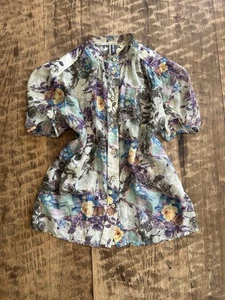 Vtg. JEAN PAUL GAUTIER silk printed short sleeve button up - Picture 1 of 6