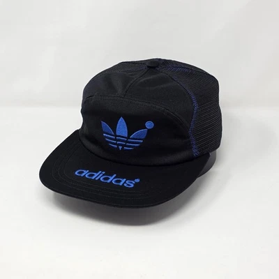 Adidas Blue Version Archive Cap Hat Snapback HJ7912 Black Blue Retro Trucker - Image 1 of 4