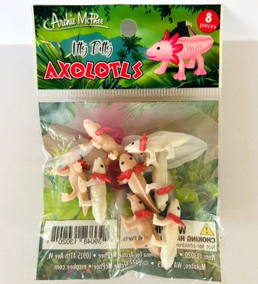 ITTY BITTY AXOLOTLS - 8 Piece Assorted Bag - Image 1 of 4