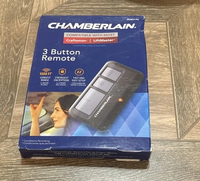 Chamberlain 3 Button LiftMaster Garage Door Opener Remote 953EV-P2 ————-14 - Image 1 of 2