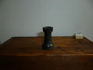 Spare Chess piece, Castle 33mm wood Used - Picture 1 of 1