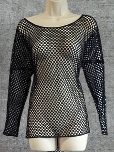 M/L (12/14) Piha by Moontide Top de Malla Manga Larga Cubrir Prendas para el torso de Natación Trajes de Baño - Imagen 1 de 1