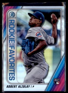2020 Bowman Chrome Adbert Alzolay Cubs ROYF-AA RC - Bild 1 von 2