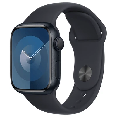 Apple Watch Series 9 41mm Aluminiumgehäuse mit Sportarmband - Mitternacht - Bild 1 von 4