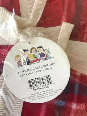 PEANUTS VELVET SOFT THROW BY BERKSHIRE - Image 1 of 4