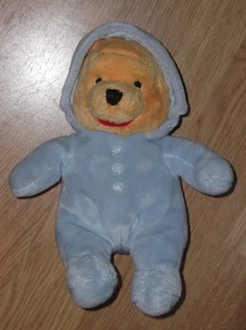 Doudou Peluche ours winnie l'ourson bear combi bébé bleu kiabi Disney nicotoy - Picture 1 of 1