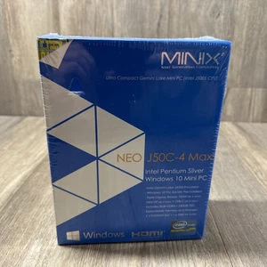 MINIX NEO J50C-4 Max 8GB/240GB Intel Pentium Silver Mini PC with Windows 10 Pro - Picture 1 of 10