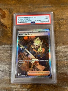 POKEMON 2023 Paldea Evolved Special Ill Rare BOSS'S ORDERS #265 PSA 9 Mint RARE - Picture 1 of 2
