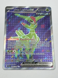 Iron Leaves ex 186/162 Sv05: Temporal Forces Holo Ultra Rare Full Art TCG NM - Picture 1 of 2