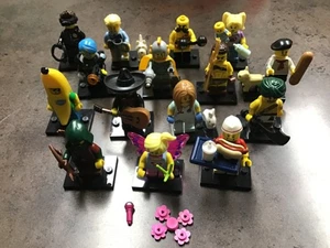 Lego Minifigures 15 total Lot M3 from various Series pls read description - Picture 1 of 1
