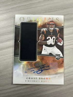 2023 Panini Origins - Rookie Jumbo Jersey Autographs Chase Brown #RJJA-CB  - Image 1 of 2