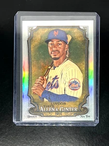 2024 Topps Allen & Ginter - New York Mets Francisco Lindor Chrome Insert Card #73 - Bild 1 von 2