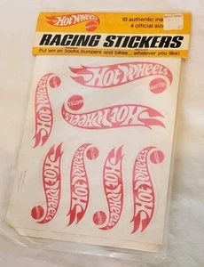 Pegatinas de carreras Mattel Hot Wheels Vintage 1969 Stock #6297 N.O.S. Impreso en USA - Imagen 1 de 12