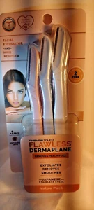 Flawless Dermaplane Finishing Touch-Facial Exfoliator Removes Peach Fuzz 6 Units - Picture 1 of 18