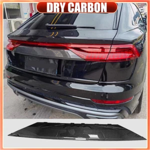 For Audi Q8 SQ8 RSQ8 2019-23 DRY CARBON Rear Door Trunk Lid Trim Cover Refit - Picture 1 of 15