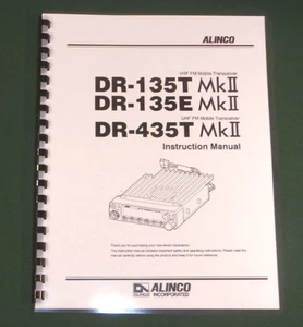 Alinco DR-135TMKll/435TMKll Instrukcja - oprawianie grzebienia i pokrowce ochronne! - Zdjęcie 1 z 1
