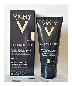 Base correctiva de fluidos Vichy dermablend 16HR 30ml - sombra desnudo 25 - Imagen 1 de 2