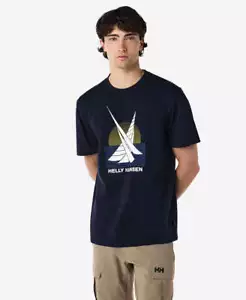 Helly Hansen Beam T-Shirt, Navy - Picture 1 of 4