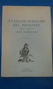 3 blühende und abwechslungsreiche piemontesische Volkslieder von perracchio luigi  - Bild 1 von 1