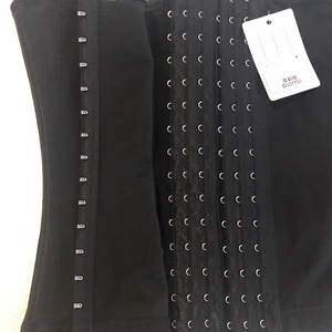 Ekouaer Underbust Corset Waist Cincher Stretch Black NWT Shapewear Size is US 12 - Picture 1 of 7