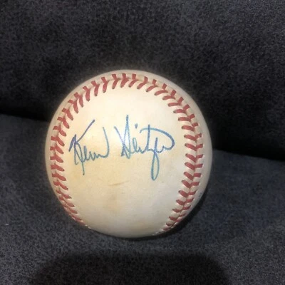 Kevin Seitzer AUTO BALL Firmado Bobby Brown OML Béisbol - Kansas City KC Royals Foto 1 de 4