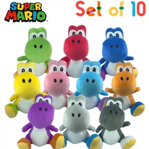 10 Colors Yoshi Plush Doll ALL STAR COLLECTION Stuffed Toy Set of 10 from Japan - Picture 1 of 5