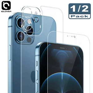 For iPhone 13 11 Pro Max Front+Back+Camera Lens Tempered Glass Screen Protector - Picture 1 of 12