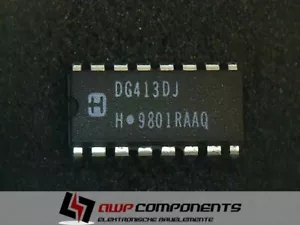 (5 Stk.) DG413DJ - IC Switch Quad SPST 16-PDIP, Harris - Picture 1 of 3
