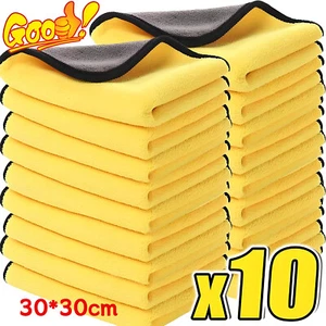 Microfiber Cleaning Cloth Towel No-Scratch Rag Car Wash Wax Polishing Detailing - Picture 1 of 13